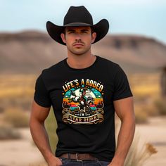 Saddle up for life's thrilling ride with our 'Life's a rodeo and I'm the star rider' t-shirt. Featuring a bold rodeo theme, this shirt captures the heart of the wild west. Whether you're a seasoned rider or an urban cowboy, embrace the adventure in style. Get yours now and rodeo on The Country Music Design studio collection features sharp & and funny designs inspired by the good times and country music,  the moments we take to rest and reboot, our adventures, and just simple daily life Here at T Country And Western, Urban Cowboy, Cowgirl Rodeo, Far West, Cowboy Cowgirl, Cow Girl, Music Design, Cow Boy, Western Cowboy