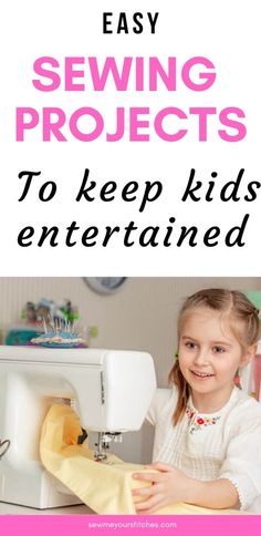 Sewing For Kids Beginning, Easy First Sewing Machine Projects, Easy Sewing Machine Projects For Kids, Easy Sewing Machine Projects For Beginners, Easy Kid Sewing Projects, East Sewing Machine Projects, Sewing For Kids Projects, Easy Sewing Projects For Beginners Kids