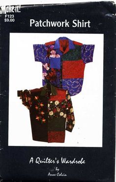 a book with an image of patchwork shirt on it