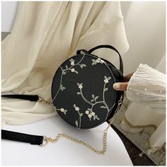 Brand Name: DRANECYHandbags Type: Shoulder BagsTypes of bags: Shoulder Crossbody BagsMain Material: PULining Material: PolyesterShape: CircularPlace Of Origin: FU JIAN ProvincePlace Of Origin: FU JIAN ProvinceOrigin: CN(Origin)CN: FujianHardness: SoftPattern Type: FloralInterior: Cell Phone PocketDecoration: LaceDecoration: FlowersExterior: NONEOccasion: VersatileClosure Type: zipperGender: WOMENStyle: FashionModel Number: HS198Number of Handles/Straps: Single Flower Chain, What Do, Round Bag, Do You, Fresh Flower, Shoulder Messenger Bag, Types Of Bag, Womens Crossbody Bag, Chain Shoulder Bag