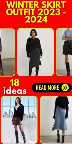 Warm Tights, Winter Skirt, Outfit Trends, Midi Skirts