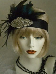 Ит Style Année 20, Bohemian Hair Accessories, 1920s Headpiece, Flapper Headband, Gatsby Theme, 1920 Fashion, Roaring 20's