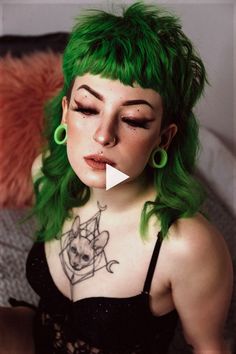 Messy Low Ponytails for an Effortlessly Cool Style Punk Rock Mullet, Mullet Wedding Hair, Alternative Hair Mullet, Grunge Mullet Shaved Sides, Mullet Updo, She Mullet, Green Hair Mullet, Scene Mullet, Girls With Mullets