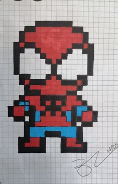 a piece of art made to look like an old video game character from the 80s