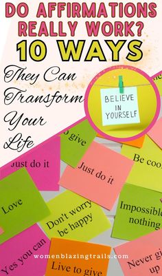 Unlock the power of positive affirmations and learn how they can reshape your mindset and boost your confidence. This guide explores 10 transformative ways affirmations can enhance mental well-being, attract success, and create lasting personal growth. Start using affirmations today to manifest the life you desire.