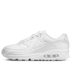 Nike Wmns Air Max 90 'Triple White' DH8010-100 White Airmax 90 Outfit Women, Nike Air Max Cushioning Sneakers In Summit White, Nike Air Max Cushioned Sneakers In Summit White, Nike Air Max Sneakers In Summit White, White Airmax Outfit, Airmax 90 Outfit, Nike Air Max 90 Women Outfit, Nike White Shoes, Air Max 90 Outfit