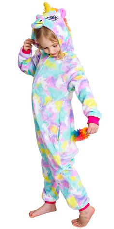 PRICES MAY VARY. MATERIAL:100% Polar Fleece OCCASION: Halloween, Christmas, Thanksgiving, Tiny Cosplay, also Sleepwear SIZE CHOICE: 4T fits for height 37-41", 5T fits for height 41-45", 6T fits for height 45-49", 8T fits for height 49-53", 10T fits for height 53-57" EASY TO CLEAN- Machine washes many times without shedding ,fading Please search "NewPlush" or Click the product brand name to see our more products,thanks very much! Kids Animal Onesie Unicorn Pajamas Halloween Costume  Size and Heig Onesie Unicorn, Unicorn Pajamas, Animal Onesie, Polar Fleece, Christmas Thanksgiving, Halloween Kids, Halloween Christmas, Pajamas, One Piece