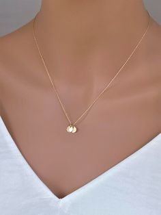 14k Gold Initial wt 14k solid gold cable chain . box chain and rope chain . This is a super, super cute necklace. It's is very simple and perfect with any outfit . This listing for One initial disc in 14k gold chain . All components onto 14k solid gold. This beautiful necklace consists of... -6mm 14k solid Initial disc, -14k real Solid gold chain , -Come up with beautiful ribbon gift box and -One set of Care instruction package . MORE SOLID GOLD AND DIAMOND JEWELRY https://www.etsy.com/shop/rain Initial Gold Necklace, Real Gold Chains, Initial Disc Necklace, Birthday Necklace Gift, Gold Initial Necklace, South San Francisco, Dot Necklace, Gold Dot, Engraved Initials