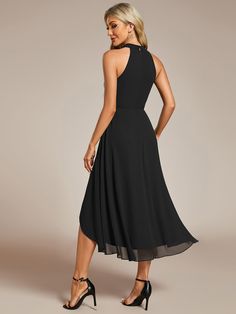 This Dress is fashionable for every occasion. the dress is made-to-order by professional tailors. You can choose from 50 colors, Regular sizes 2 to 16 and plus sizes 14w to 26W. Custom size is also available. Chic Knee-length Sleeveless Chiffon Dress, Chic Chiffon Sleeveless Midi Dress, Chic Midi-length Chiffon Sleeveless Dress, Chic Sleeveless Chiffon Midi Dress, Chic Sleeveless Solid Evening Dress, Chic Solid Sleeveless Evening Dress, Chic Solid Color Sleeveless Evening Dress, Elegant Spring High Low Dress For Formal Events, Elegant High Low Dress For Formal Spring Events