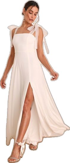 Elegant Summer Chiffon Bridesmaid Dress, Summer Bridesmaid Dress With Fitted Bodice In Chiffon, Flowy Chiffon Dress For Wedding Or Prom, Elegant Summer Bridesmaid Dress With Spaghetti Straps, Chiffon Maxi Dress With Sweetheart Neckline For Wedding Guest, Elegant White Evening Chiffon Dress, Elegant Summer Chiffon Dress With Sweetheart Neckline, White Sleeveless Bridesmaid Dress For Summer, Summer Wedding Flowy Bridesmaid Dress