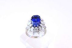 Boucheron Burma Sapphire Diamond Ring | From a unique collection of vintage cocktail rings at https://www.1stdibs.com/jewelry/rings/cocktail-rings/ Pink Pear Diamond Ring, Blue Sapphire Jewelry, Titanic Jewelry, Vintage Cocktail Ring, Jewels Rings, Sapphire Diamond Ring, Vintage Cocktail, Pear Diamond