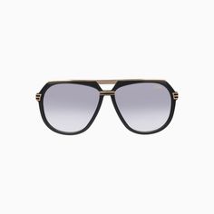 mens-cazal-674-black-gold-sunglasses-674-001 Cazal Eyewear, Black Gold Sunglasses, Tops And Bottoms, Gold Sunglasses, Gold Design, Uv Rays, Designer Sunglasses, Gold Style, Sleek