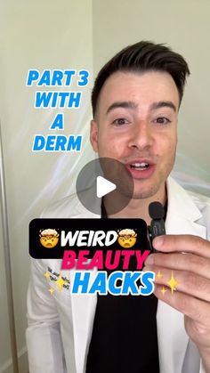 Dr Charles, MD | Health & Beauty Expert✨ on Instagram: "Let’s get weird. Part 3 :) … more weird health and beauty ✨hacks✨ on the way :) 
 
Have you tried any of these 👇👇👇

PS - waitlist for my clinic -> @momaderm 
.
.
.
#skin #skincare #lifehacks #coconuts #doctor #dermatology #beauty #cosmetics #2024 #healthy #science #hair #hairloss #brat" Skin Skincare, Have You Tried, Beauty Cosmetics, You Tried