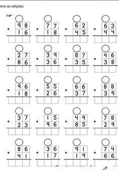 the worksheet for addition and subtractions to practice numbers 1 - 10