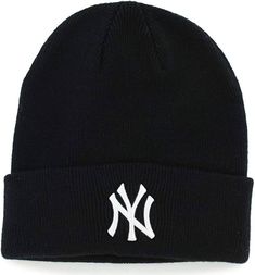 Black cuffed beanie with NY embroidered in the center Yankees Outfit, Ny Hat, Cool Beanies, Beanie Outfit, Slouchy Beanie Hat, Embroidered Beanie, Embroidered Gifts, Black Beanie, Winter Cap