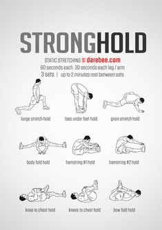 an exercise poster with instructions to do the strength exercises for strong shoulders and chests