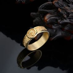 10k Gold Tiger Weddig Ring, Solid Gold Verlobungsring, Lilie & Kreuz Motive Ring, Tigerkopf Siegelring Herren, Gedenkgeschenk für Mann - Etsy.de Gold Engraved Skull Ring For Anniversary, Weddig Ring, Gold Tiger, Signet Rings, Tiger Head, Gift For Husband, Mens Ring, Gold Engagement Ring, Gold Engagement