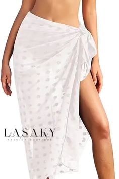 Lasaky - Stylish Chiffon Sun Protection Cover-Up Dress with Versatile Wear Options for the Beach Swimsuit Coverups, White Cover Up, Swimsuit Cover Up Dress, Beach Kimono, Beach Bathing Suits, Crochet Cover Up, Bathing Suit Covers, Bathing Suit Cover Up, Dress Shirt Sleeves