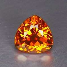 6.27 CT MAGNIFICENT Gem Unheated Madeira Orange Citrine Trilliant Cut Loose Gemstone From Brazil - Etsy Thailand Orange Citrine, Rare Gems, Cut Loose, Favorite Things Gift, Color Orange, Very Rare, Citrine, Orange Color, Loose Gemstones