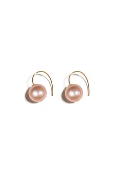 Your favorite best seller is back and brighter than ever in two new stunning hues! Embrace your singular style in a pair of earrings as immaculately chic as the day is long. Choose between Frost, Blush, or Midnight colored delicate gold-fill wire earrings with freshwater pearl drops. Gold-fill, freshwater pearl Drop: 0.7" Ships in 1-3 days For information on how to care for this piece, visit our Customer Care page Gold Coin Earrings, Girl With Pearl Earring, Peach Lavender, Lizzie Fortunato, Coin Earrings, Gold Coin, Wire Earrings, Girls Earrings, Pink Silk