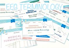 EEG Related Terminology-Learn Brain Wave Pattern Terminology Pattern Terminology, Medical Terminology Study, Medical Terminology, Study Guides, Brain Waves, Healthcare Industry