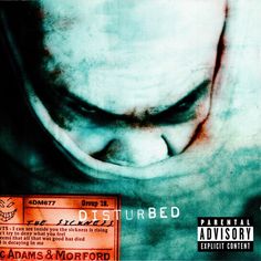 the poster for the movie disturbed features an evil clown's face with blood on it