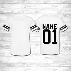 ★ BESTSELLING CUSTOM JERSEY T-SHIRT! CUSTOM NAMES! Celebration Factory celebrates precious family moments and life events.★ ★FAST SHIPPING! Great for adults, men and women sizes! 1. Select your shirt size & color 2. Add any custom name and number for your shirt 3. Make your purchase when you have added all shirts We do the rest! ★Sizing★ Men - S, M, L, XL, 2XL Women - S, M, L, XL, 2XL, Great gift for any Man or lady in the family! These t-shirts are soft and feel great with no itch! ★T I M E Fan Apparel Jersey With Letter Print And Short Sleeves, White Cotton Team Spirit Jersey, White Short Sleeve Varsity Jersey, Team Spirit Cotton Jersey With Letter Print, White Pre-shrunk Crew Neck Baseball Jersey, White Casual Jersey With Letter Print, Casual White Jersey With Letter Print, White Cotton Jersey With Letter Print, Varsity Tops With Sublimation Print For Sports Events