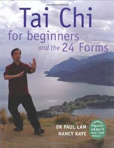 the cover of tai chi for beginners and the 24 forms