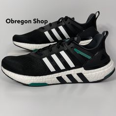 Up For Sale Is A New Pair Of Adidas Equipment Plus Black White Green Mens Running Shoes Size 10 Boost. Price Is Firm. If Opting For Shipping, I Will Ship Same Business Day For A Fast Arrival Time. I Do Ship Priority Mail And The Item Should Arrive Within 1-3 Business Days. Please Review Photos And Reach Out With Additional Questions. Thanks For Looking! Black High-top Running Shoes With Vented Sides, Black Sneakers With Vented Sides For Errands, Black Leather Running Shoes With Vented Sides, Adidas Black Sneakers With Vented Sides, Black Adidas Sneakers With Vented Sides, Adidas Ultra Boost 20, Mens Football Cleats, Adidas Equipment, Adidas Tubular Shadow