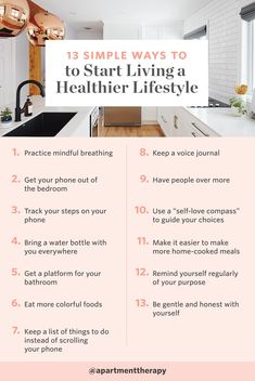 13 Small Ways to Live a Healthy Lifestyle | Apartment Therapy Parasympathetic Nervous System, Healthy Lifestyle Habits, Circadian Rhythm, Healthy Lifestyle Tips, Start Living, Healthier Lifestyle, Health Check, Simple Ideas, Healthy Living Lifestyle