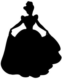 the silhouette of a woman in a dress with a hat on her head, holding a purse