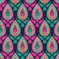 an image of a colorful pattern on fabric