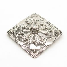 925 Sterling Silver Vintage Filigree Floral Design Pin Brooch Weight: 12.1g WELCOME TO PAWN SHOP We are an actual pawn shop and have been in business for over 25 years. Since 1990, our establishment has been serving a variety of clients by providing them with short term cash solutions and options of liquidity regarding their treasured heirlooms. Acknowledging that today′s customers are very sophisticated and are looking for a variety of investments, our acquisitions are hand-picked for our speci Pawn Shop, Pin Brooch, Hand Picked, 25 Years, Brooch Pin, Brooches, Floral Design, 925 Sterling Silver, Sterling Silver