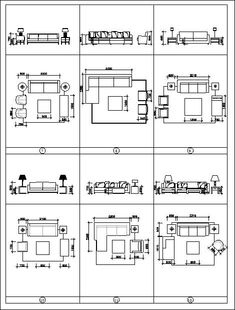 the diagram shows different types of couches and sofas, including one for each seat