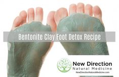 With this bentonite clay foot detox recipe, you will not only get the relaxation benefits of a good soak, you will also get the added benefit of detoxing your tired feet.  Your feet will feel relaxed and amazing after this treatment, which is definitely a "me time" must! Bentonite Clay Foot Detox Soak, Bentonite Clay Bath, Bentonite Clay Detox, Bentonite Clay Benefits, Foot Detox Soak, Foot Soak Recipe, Aztec Clay, Bentonite Clay Mask, Healing Clay