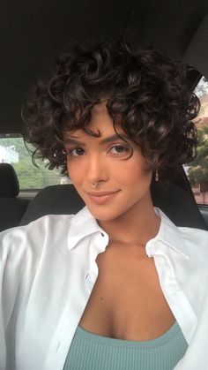 Short Curly Cuts, Short Curly Hairstyles For Women, Hairstyle Long, Hairstyle Tutorials, Long Hairstyle