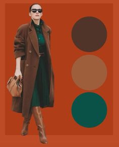 Deep Autumn Color Palette, Deep Winter Colors, Fashion Trend Inspiration, Colour Combinations Fashion, Winter Color Palette, Color Combinations For Clothes, Dark Autumn, Orange Outfit, Fashion Themes