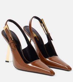 Brown High Heels, Festival Shoes, Brown Pumps, Brown Heels, Slingback Heel