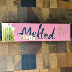 New Factory Sealed Lipstick Fast Shipping Too Faced Melted Matte, Melted Lipstick, Too Faced Lipstick, Peach Lipstick, Too Faced Melted, Bold Lipstick, Mermaid Tears, Long Wear Lipstick, Gingerbread Girl