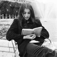 A Book, A Woman, Bench, Black White, Paris, Black And White, Reading, White, Black