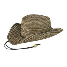 The Poly Braid Cowboy Hat adds more style and personality to the regular cowboy hat with its poly braid material, giving it a multi-color look that will spice up your outfit. The elastic sweatband and adjustable drawstring provide a snug and comfortable fit. Made with 100% polyester. Available in black, brown, and natural. One size fits most. Gender: male.  Age Group: adult. Felt Cowboy Hats, Western Cowboy Hats, Riding Hats, Western Hats, Cowboy Hat, Western Cowboy, Spice Up, Cloth Bags, Cowboy Hats