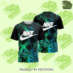 Click link to buy it: . ✔ Fast shipping. ✔ Limited design. Nike blue green premium luxury brand t-shirt outfit for men women - ft-ts3d-886094ProductInformation:Premium polyester which is ultra-soft and incredibly comfortable.Fabric is durable and resistant to wrinkles, shrinking, and mildew.Features ensure long-lasting Green Sporty T-shirt With Sublimation Print, Sporty Green T-shirt With Sublimation Print, Casual Green Sublimation Short Sleeve Shirt, Green Casual Short Sleeve Sublimation Design, Green Branded T-shirt For Streetwear, Green Branding T-shirt For Streetwear, Green Sports T-shirt With Branding, T Shirt Outfit For Men, T Shirt Outfit