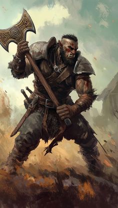 My Images Zombie Dnd Art, Orc Fantasy Art, Orc Character Art, Goblin Art Dnd, Dnd Npc Art, Shifter Dnd, Orc Pirate, Pathfinder Races