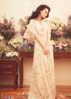 Ngo Thanh Van Covers the One Year Anniversary Issue of Harpers Bazaar Vietnam In Floral Style Zhang Jingna, Nothing But Flowers, One Year Anniversary, Harper’s Bazaar, Fashion Images, Harper's Bazaar, Harpers Bazaar, Floral Style, Year Anniversary