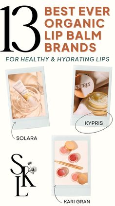 organic lip balm brands