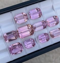 Vvs 190 Ct Lot Of Natural Pink Kunzite Gemstone Mix Cut From Afghanistan Pink Kunzite, Gems, Gemstones, Pink, Nature