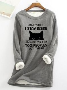 Round Neck Long Sleeve Top, Pink Street, Cat Essentials, Letter Sweatshirt, Pullover Fleece, Women's Hoodies, Crochet Instructions, Sweatshirts Online, Fall Winter 2024