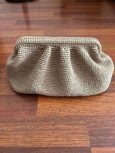 handknit raffia bag %100 natural size: 20 * 40 cm Raffia Bag, Carbon Emissions, Size 20, Hand Knitting, Ships, Etsy Uk