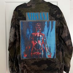 This Is A One Of A Kind Jacket. I Hope It Finds A Good Home. 90s Alternative Enthusiasts Will Look Slamming In This. Never Worn, Bought And Just Kept For Memorabilia But I’d Rather It Not Collect Dust Anymore. Size Can Fit Small-Large Depending On How You Like It Styled. 90s Style Fall Outerwear For Streetwear, Black Outerwear With Graphic Print For Alternative Fashion, Alternative Graphic Print Outerwear, Oversized Grunge Outerwear With Graphic Print, Grunge Long Sleeve Denim Jacket For Alternative Fashion, Winter Grunge Outerwear With Graphic Print, Cotton Outerwear With Graphic Print For Alternative Fashion, 90s Cotton Outerwear With Graphic Print, 90s Graphic Print Cotton Outerwear