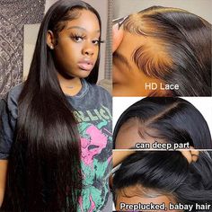 Long Straight Hair Lace Front Wigs For Black Women HD Lace Wigs Virgin Human Hair – reshine hair Wig With Closure, 4x4 Closure Wig, Cheap Human Hair Wigs, Hair Lace Front Wigs, Curly Bob Wigs, Cheap Human Hair, Curly Hair Wig, Peruvian Hair, Lace Hair